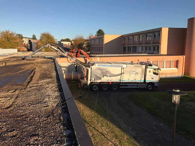 Nettoyage toits plats Rouen