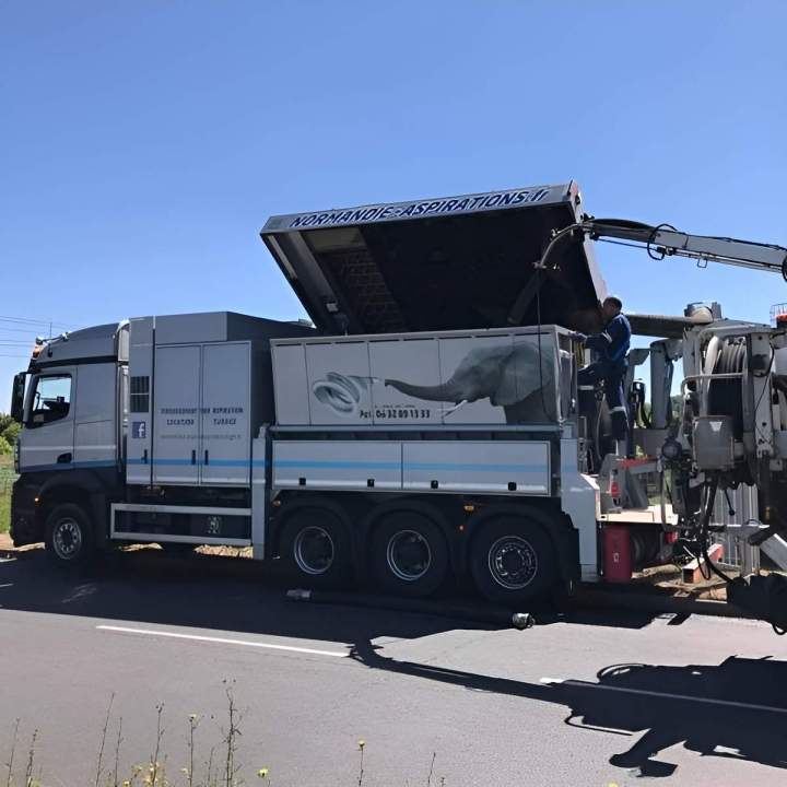 Camion aspirateur Caen