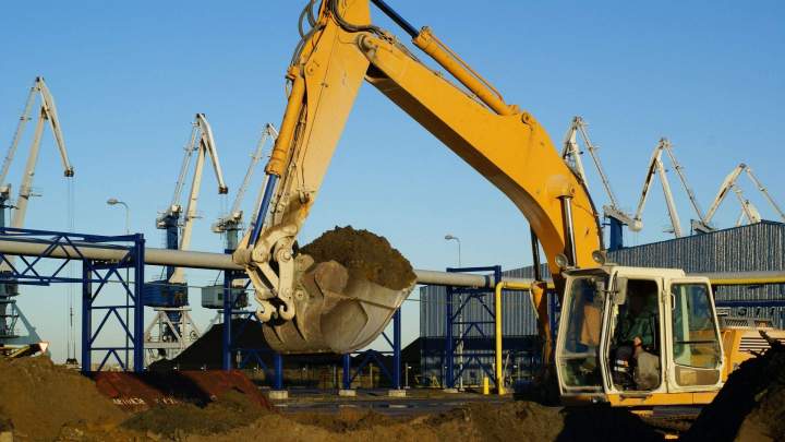 Chantier d'excavation Caen